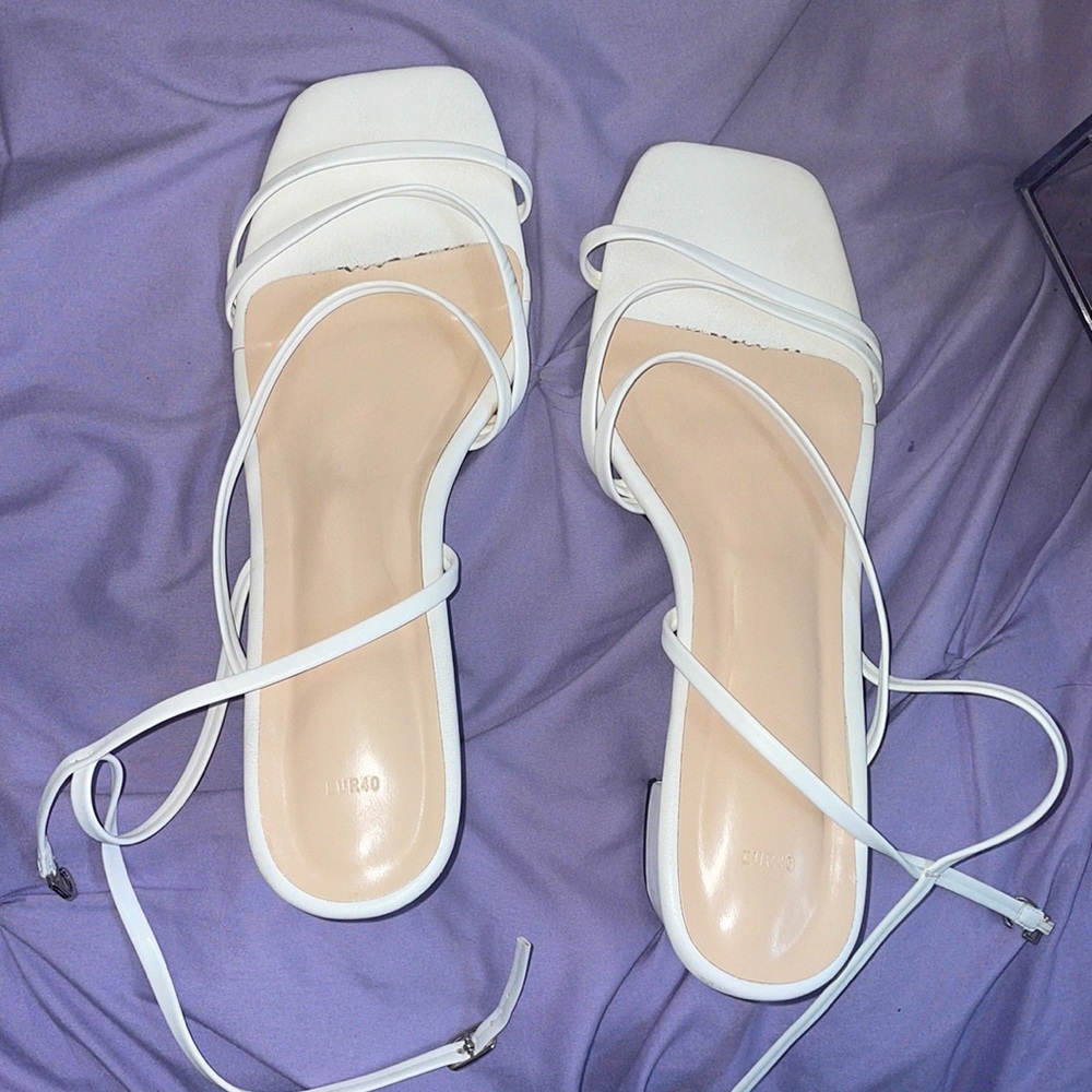 white block heel dress shoes